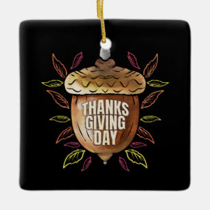 Erntedankfest Keramikornament