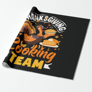 Erntedankfest Kochteam Lustiges Herbstessen Geschenkpapier