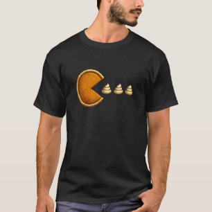 Erntedankfest Kürbiskuchen Jagd Sahne Spiel Auf Th T-Shirt