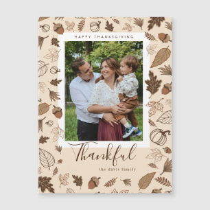 Erntedankfest Magnetkarte