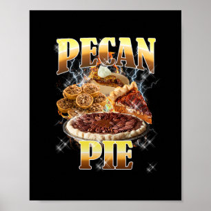 Erntedankfest Pecan Pie Bootleg 90er Rap Rock Vint Poster