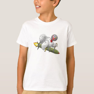 Erntedankfest-Raketen-Feuertruthahn T-Shirt