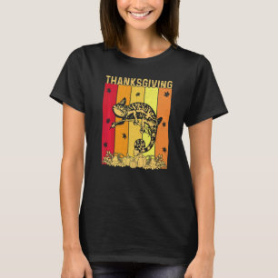 Erntedankfest Retro Chamäleon passende Familien-Sc T-Shirt