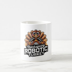 ERNTEDANKFEST ROBOTER-TRUTHAHN KAFFEETASSE