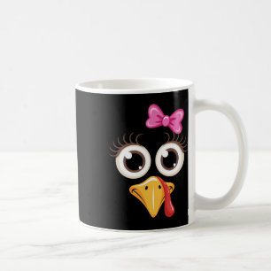 Erntedankfest Süße Truthahn Gesicht Coquette Schle Kaffeetasse