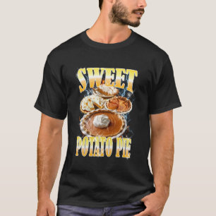 Erntedankfest Süßkartoffel-Pie Bootleg 90er Rap Ro T-Shirt