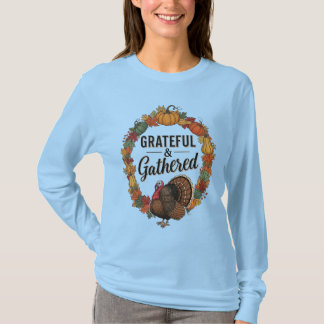 Erntedankfest-T-Shirt "Dankbar & Versammelt" T-Shirt