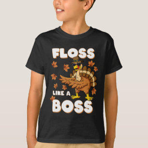 Erntedankfest Tanzen wie ein Boss Truthahn Pilger T-Shirt