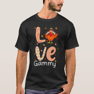 Erntedankfest Thema Liebe Gammy Froher Truthahn-Ta T-Shirt