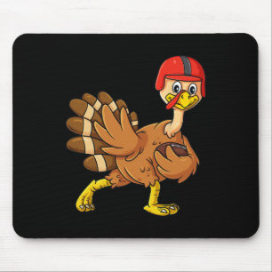 Erntedankfest Truthahn Footballspieler Trophäe Aus Mousepad