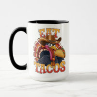 Erntedankfest Truthahn isst Tacos Lustiger Mexika