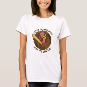 Erntedankfest-Truthahn, Lustiger Erntedankfest-Zit T-Shirt