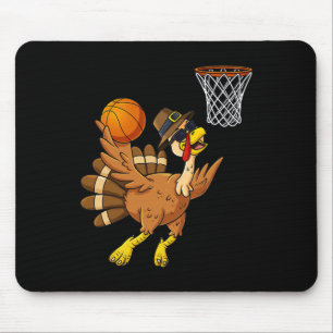 Erntedankfest Truthahn Skelett Spieler Lustige Jun Mousepad