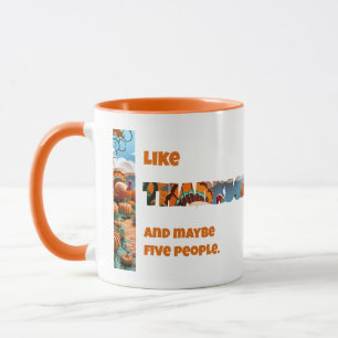 Erntedankfest und vielleicht fünf Leute Tasse