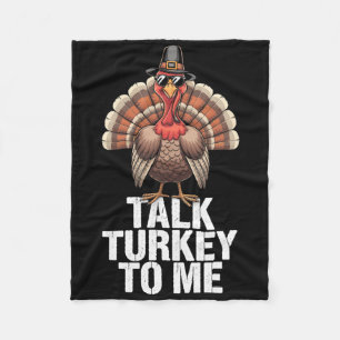 Erntedankfest-Wache und Ke Funny Turkey Day Fleecedecke
