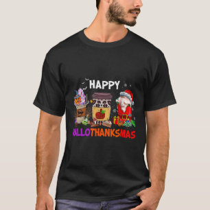 Erntedankfest Weihnachten Frohes Hallothanksmas Ka T-Shirt