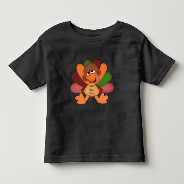 Erntedanklustiger Unisexkleinkind-T - Shirt (Vorderseite)