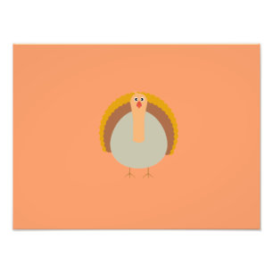 Erntedanktruthahn Fotodruck