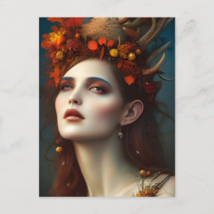 Erntegöttin Fantasy-Kunst Postkarte