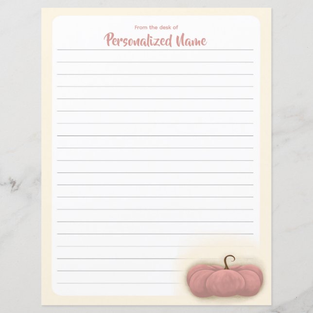 Erntemaschine - Liniertes Papier (Vorderseite)