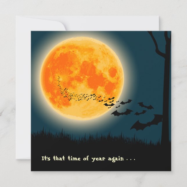 Erntemond Einladung (Vorderseite)