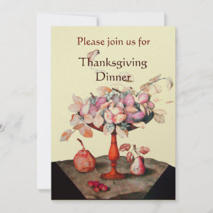 ERNTEN DER SAISON 5 Thanksgiving Dinner Party Gold Einladung