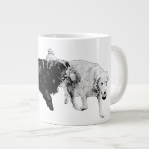 Erntespiel von zwei Jumbo-Tasse