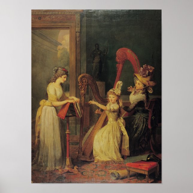 Ernteunterricht von Madame de Genlis Poster (Vorne)