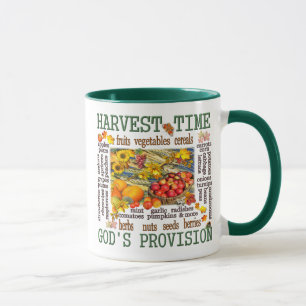 Erntezeit Erntedank Tasse