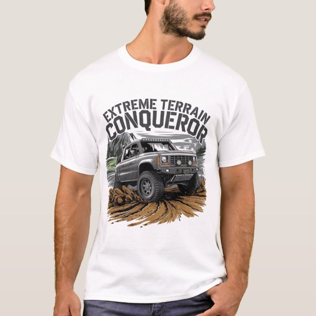 Eroberer des ExtremTerrains T-Shirt (Vorderseite)