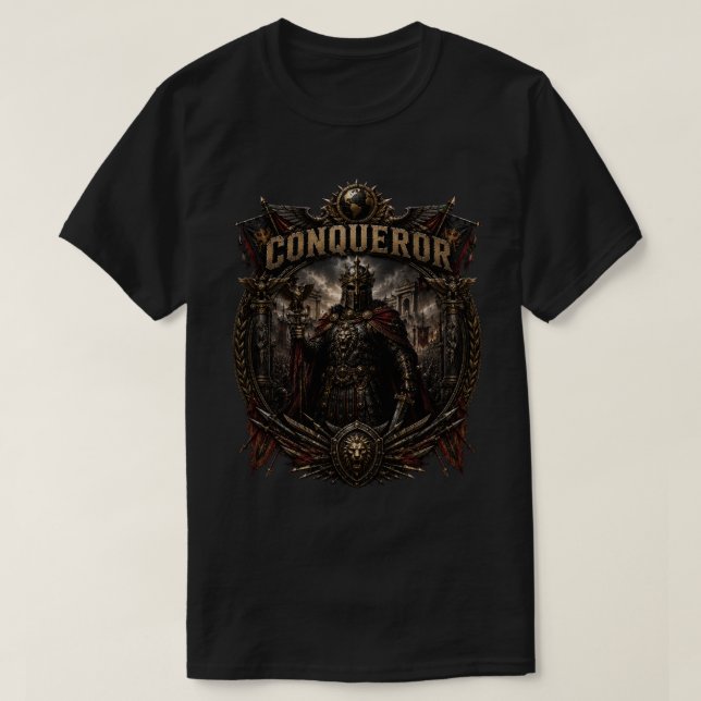 Eroberer Herren Grafik T-Shirt (Design vorne)
