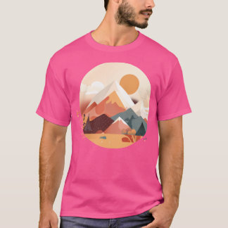 Erobern Sie die Höhen einer Wanderer-Reise zu Maje T-Shirt