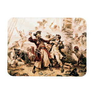 Erobert, Pirat Barbe-Schwarz, Queen Anne's Revenge Magnet