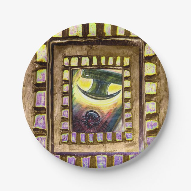 Eroberung des Bösen Pappteller (Vorderseite)