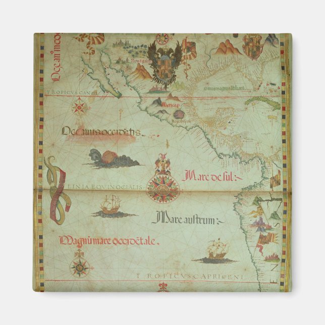 Eroberung Mexikos und Perus Magnet (Vorne)