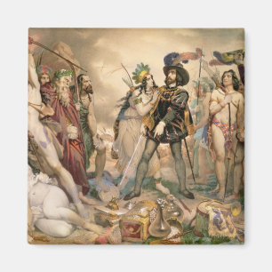 Eroberung von Mexiko Magnet