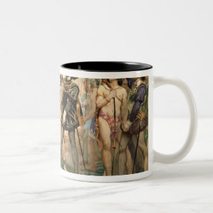 Eroberung von Mexiko Zweifarbige Tasse