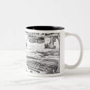 Eroberungen von Gustavus II Adolphus Zweifarbige Tasse