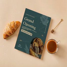 Eröffnung der Bäckerei Feiertagskarte