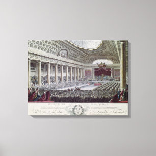 Eröffnung des Anwesens General in Versailles Leinwanddruck