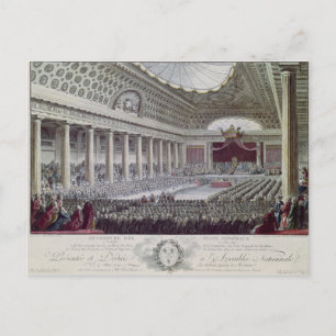Eröffnung des Anwesens General in Versailles Postkarte