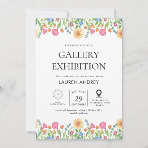 Eröffnung einer Kunstgalerie Einladung