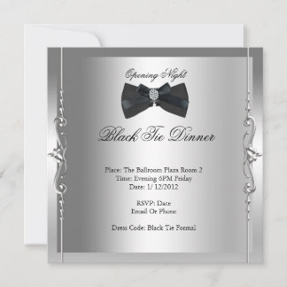 Eröffnungsabend Black Tie Formal Einladung