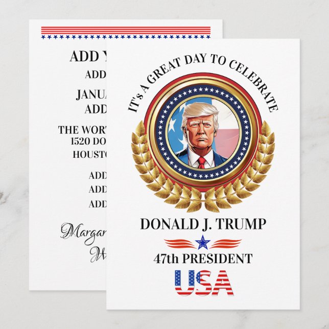 Eröffnungsfeier Feiertagskarte (Vorne/Hinten)