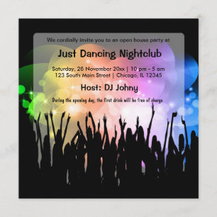 Eröffnungsfeier NightClub Einladung