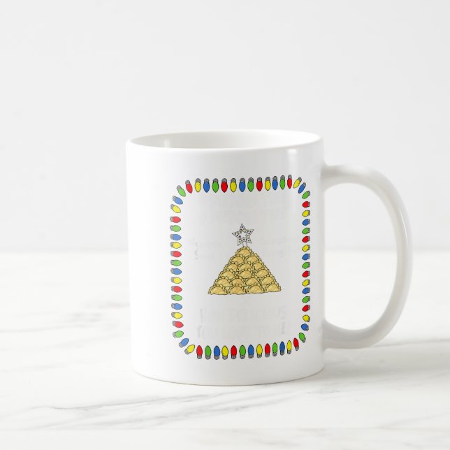 Erogi Christmas Tree _ Lish Holiday Lights Funny F Kaffeetasse (Rechts)