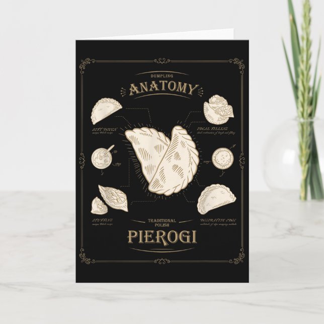 Erogi-Dumpling-Anatomie Einzigartiges Lish-Rezept  Karte (Vorderseite)