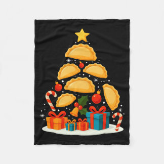 Erogi Lish Food Land Christmas Tree Xmas Long Slee Fleecedecke