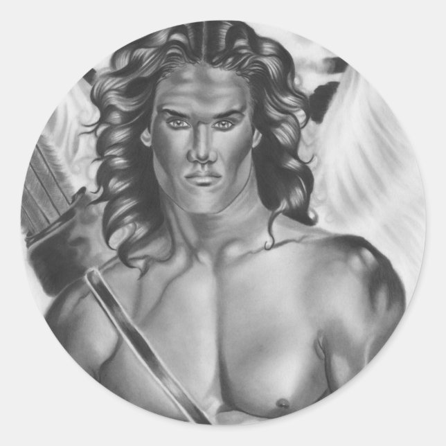 Eros Angel Liebe Sticker (Vorderseite)