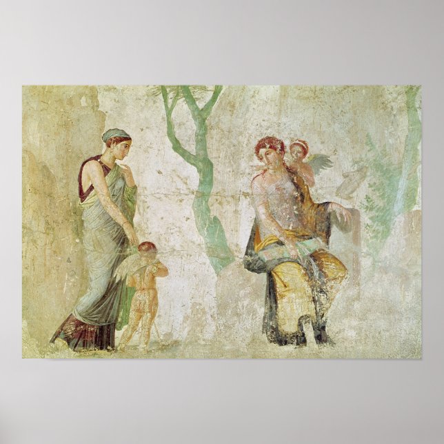 Eros wird in Anwesenheit von Aphrodite bestraft Poster (Vorne)